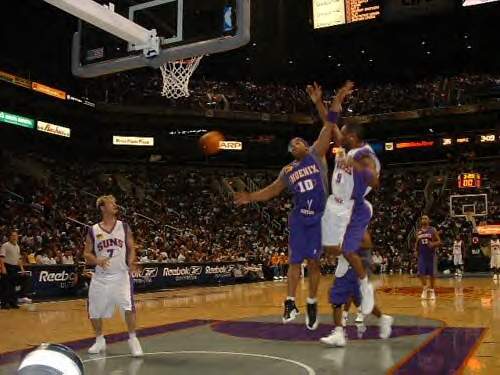 nick playing basketball