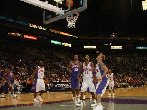 nick playing basketball